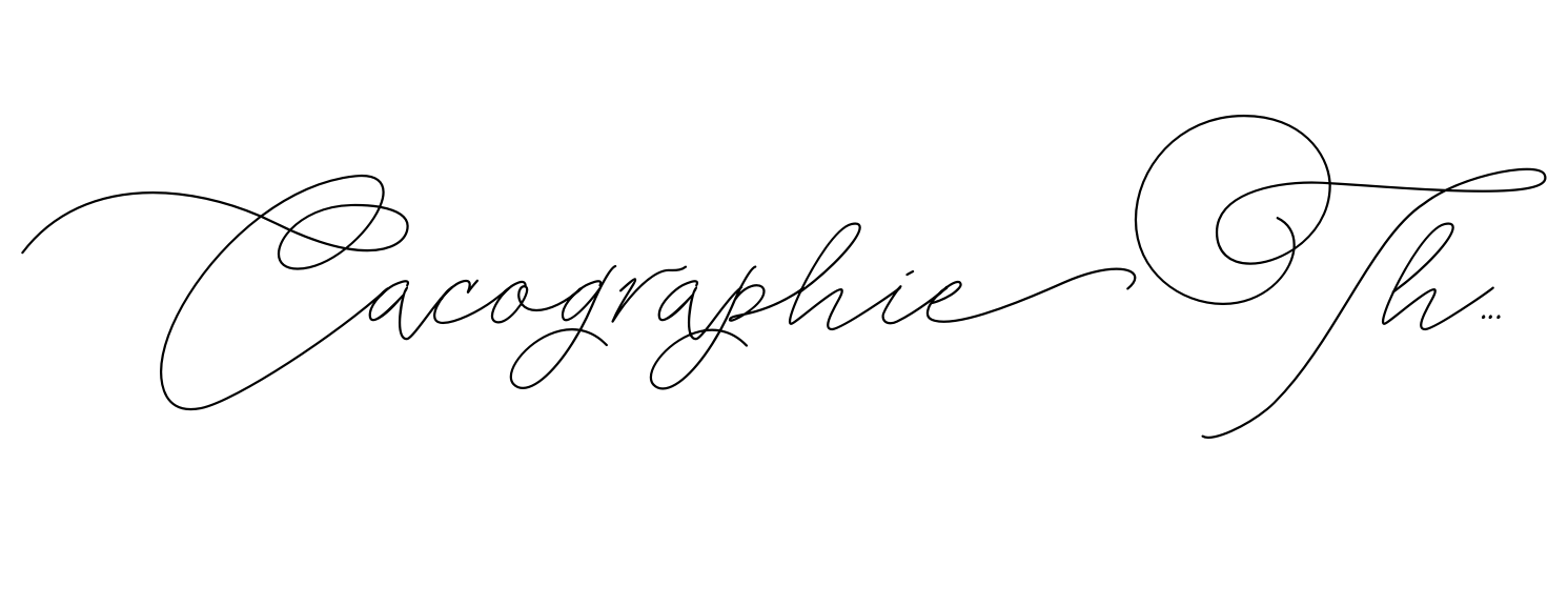 Cacographie Thin